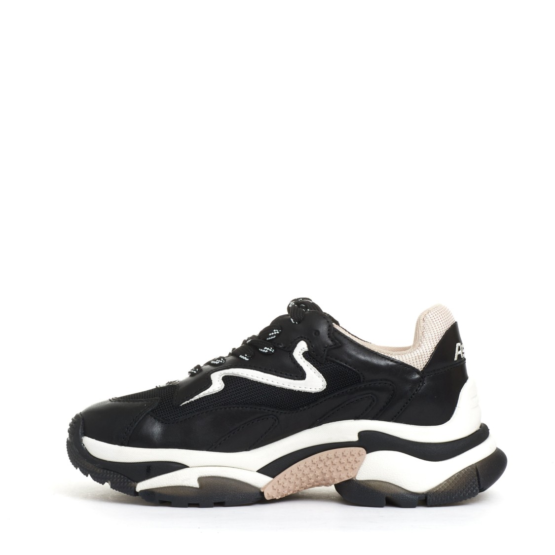 Ash Lace-up Low-cut Sneakers In White