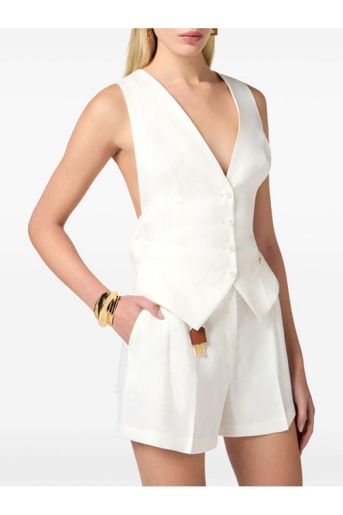 コート Elisabetta Franchi Tailored Coat With Deep V-Neckline Elisabetta Franchi Tailored Coat With Deep V-Neckline | THE LIST