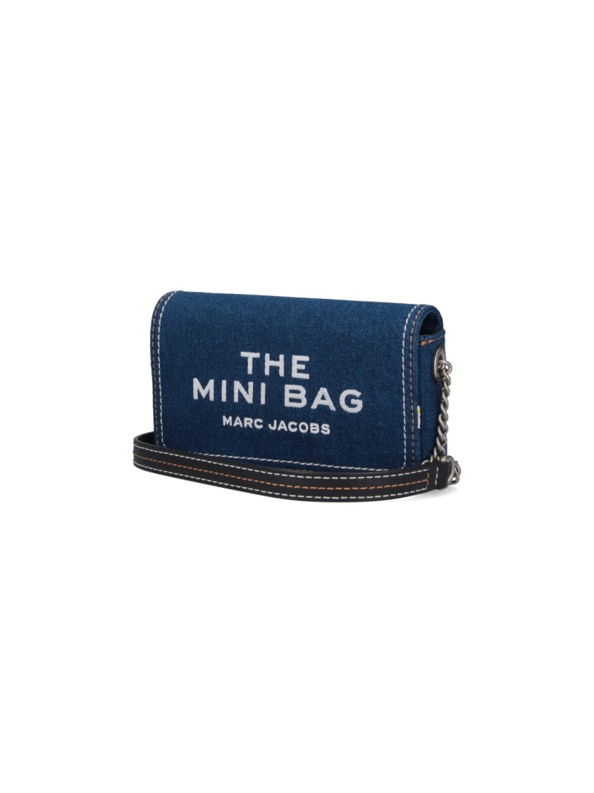 Marc Jacobs The Denim Chain Dark Wash Mini Cross-body Bag