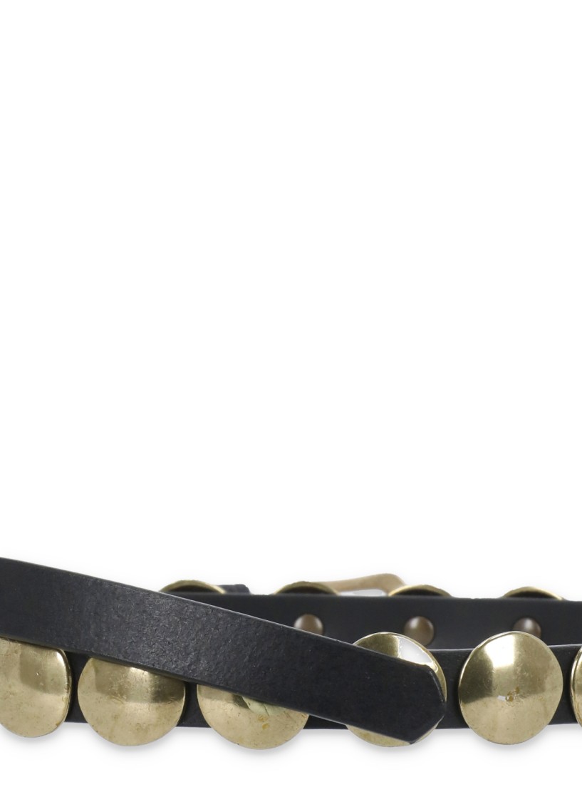 Golden Goose Deluxe Brand Black Trinidad Belt In Black