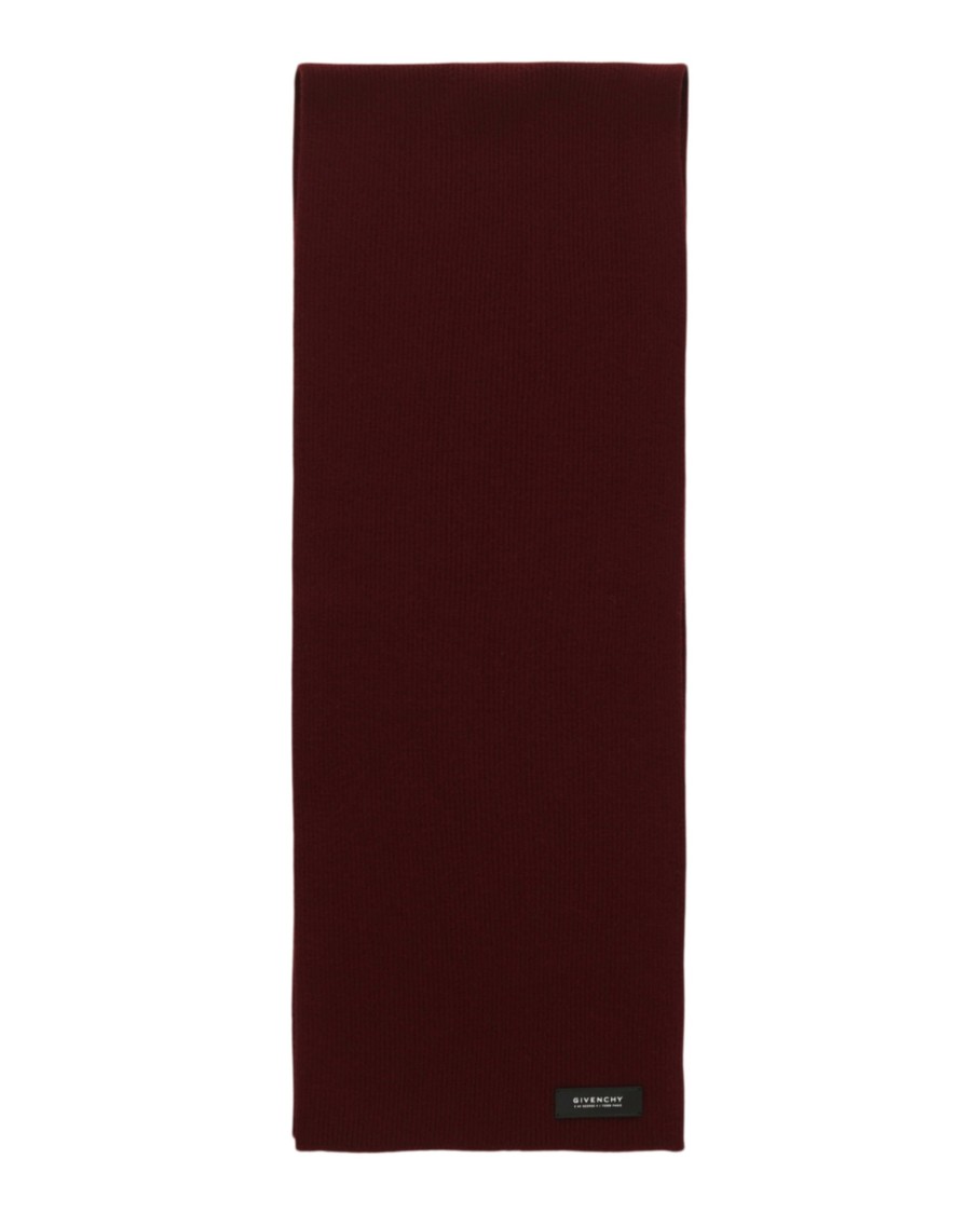 Givenchy Ribbed Wool Patch Scarf