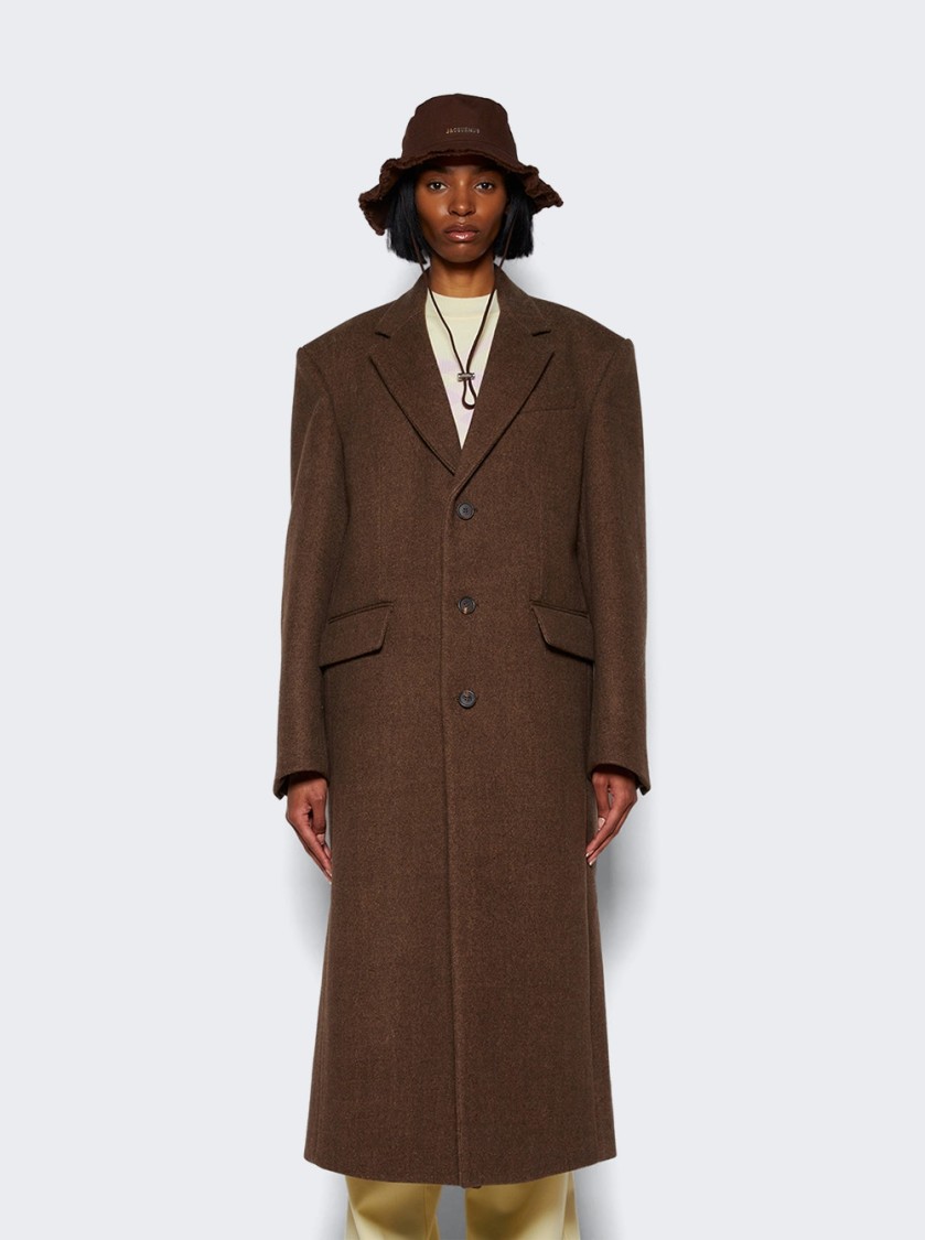 Wardrobe.nyc Single Breasted Coat With Relaxed Silhouette
