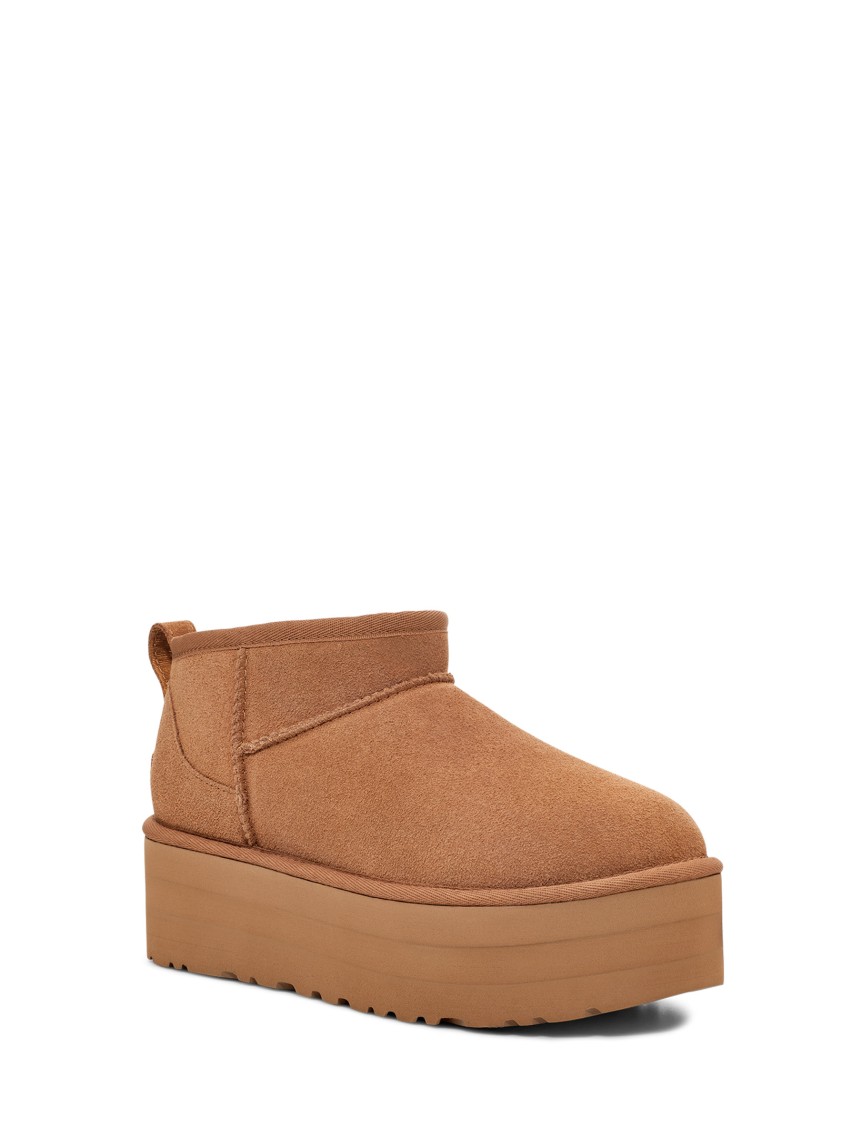 Ugg W Classic Ultra Mini Platform Boots In Brown