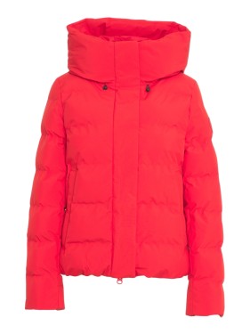 Save The Duck Sibyl Beige Hooded Padded Jacket | THE LIST