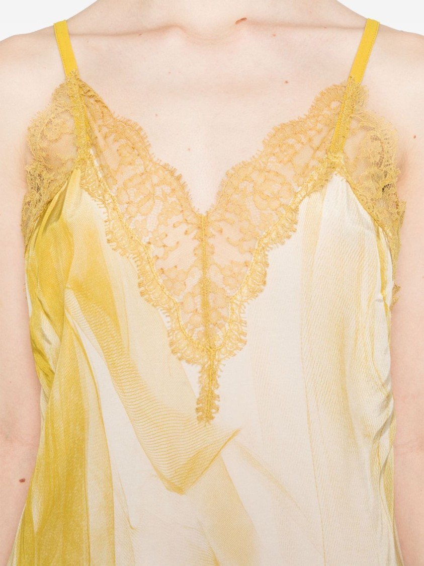 Elisabetta Franchi Citron Pale Yellow Maxi Dress | THE LIST Elisabetta Franchi Citron Pale Yellow Maxi Dress | THE LIST