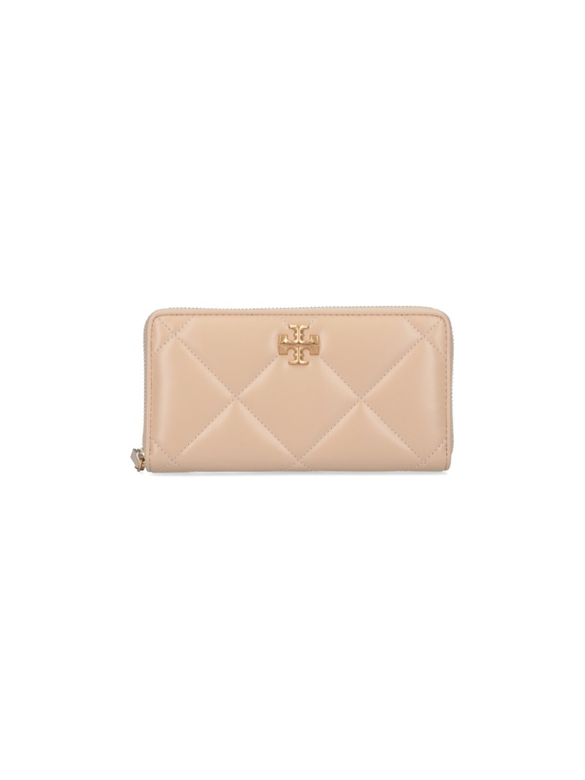 Tory Burch Kira Continental Zip Wallet In Neutral