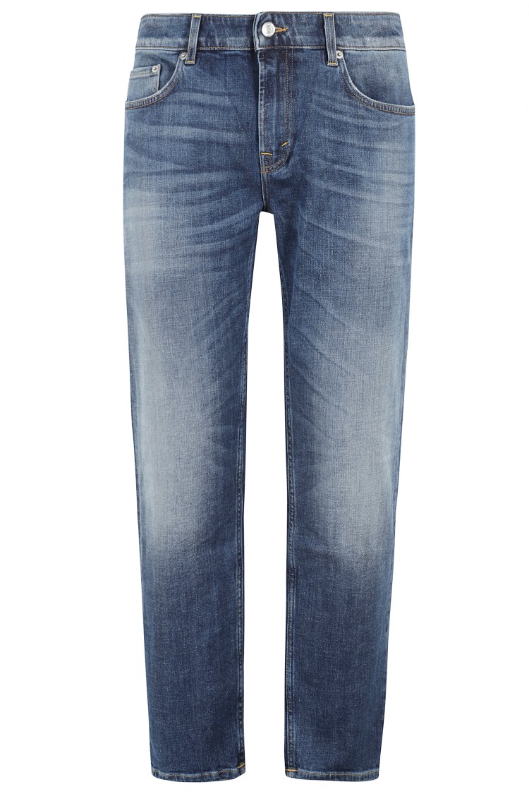 Department Five Classic Five-pocket Denim Jeans With Distinctive Label In Blue