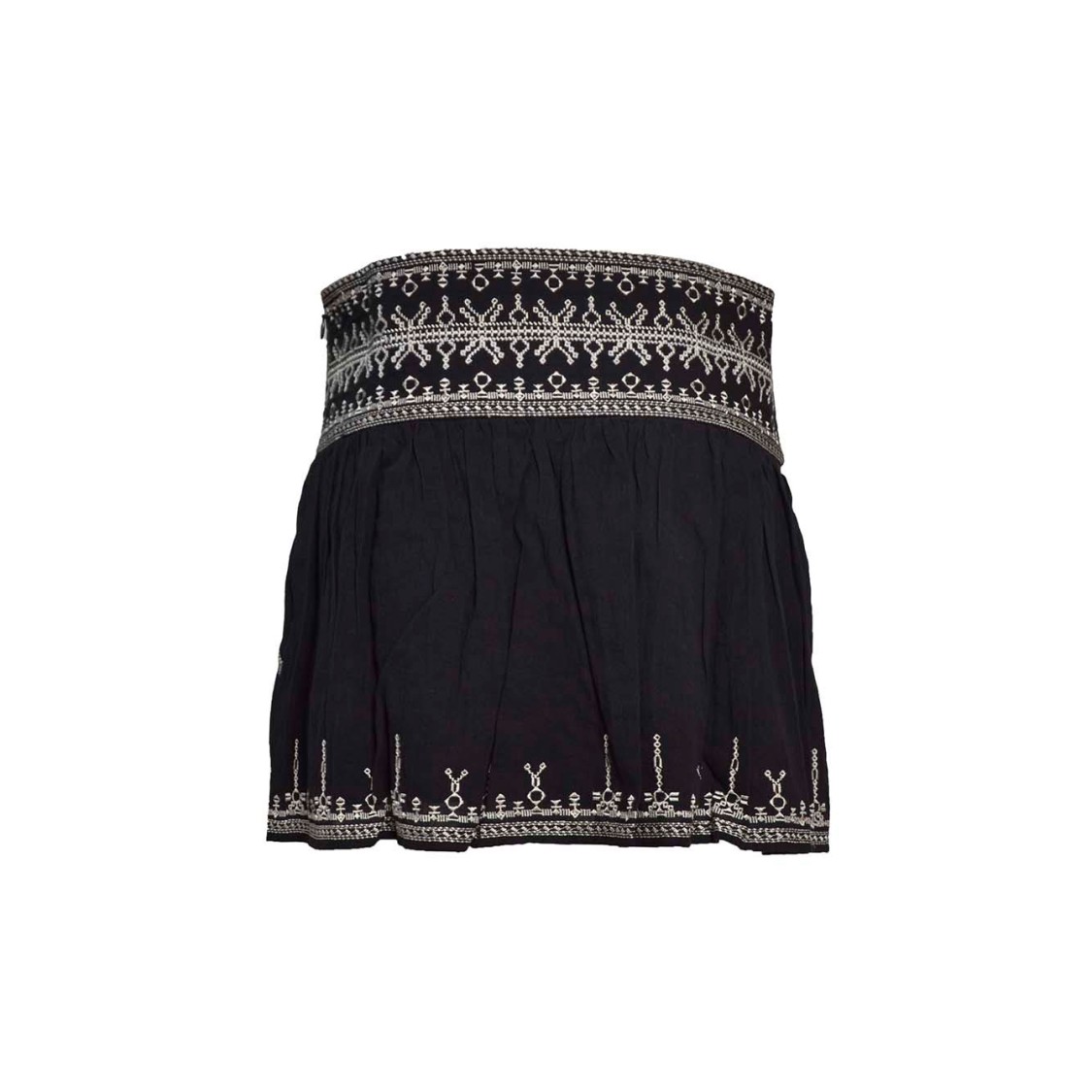 Isabel Marant Étoile Picadilia Mini Skirt In Black Cotton