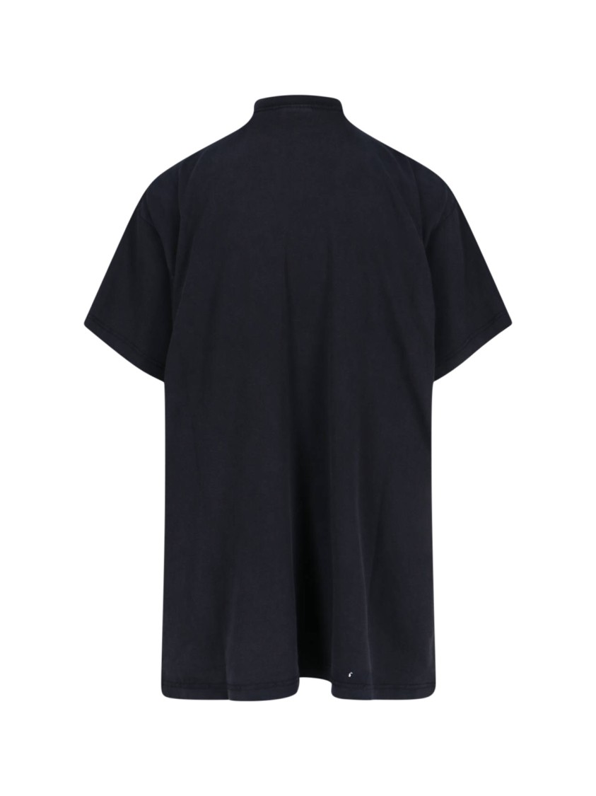 Balenciaga 3d Liquified Effect Cotton T-shirt