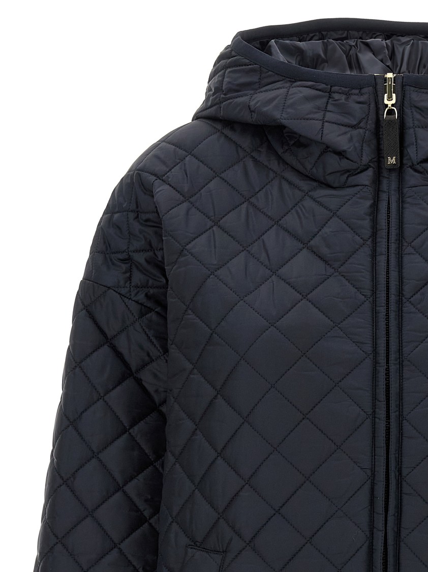 Max Mara 'leo' Reversible Jacket In Black