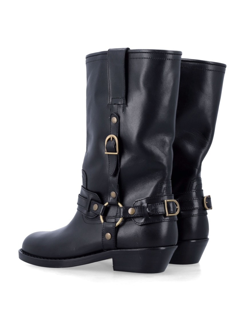 Shop Isabel Marant Knee-high Heiko Boots In Black