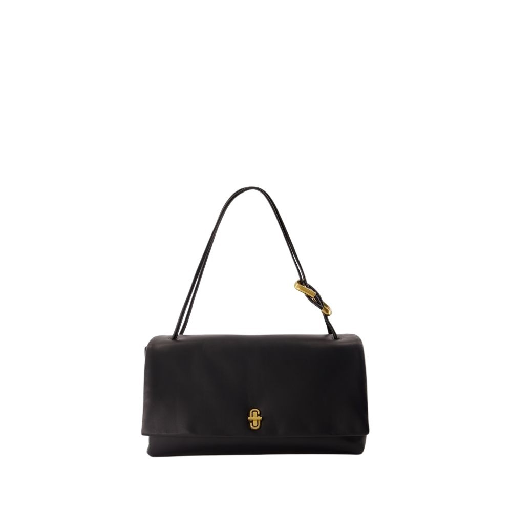 Marc Jacobs The Big Link Shoulder Bag - Leather - Black In Black
