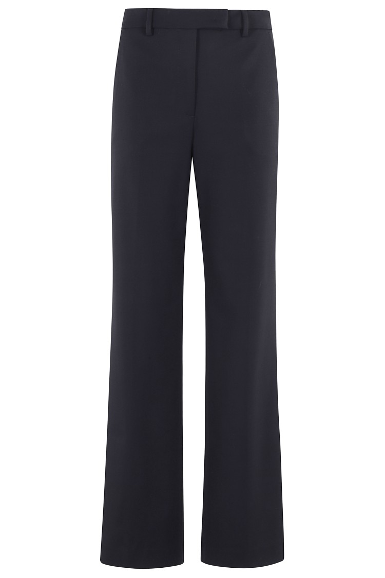 Seventy High-waisted Blue Trousers With Four-pocket Design In Blue