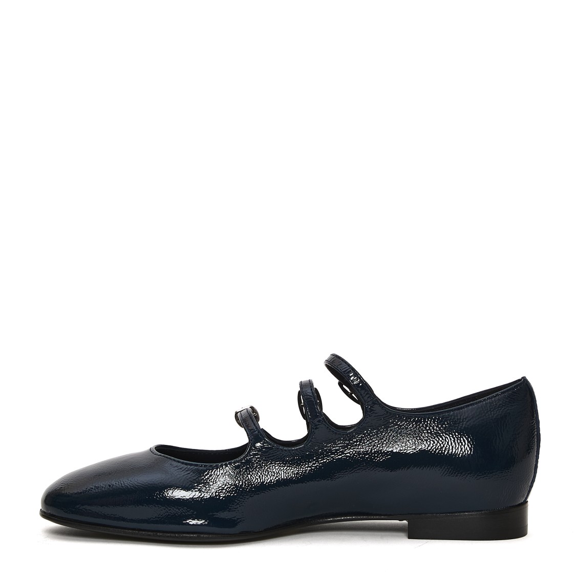 Shop Carel Paris Mary Jane Vernice Blue Tacco 20 Mm In Black