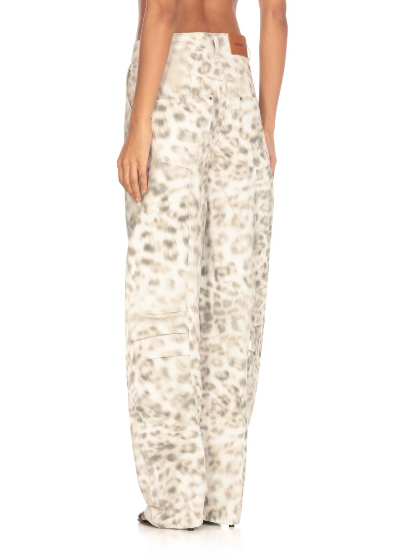 Shop Rotate Birger Christensen Rotate Green Cotton Jeans