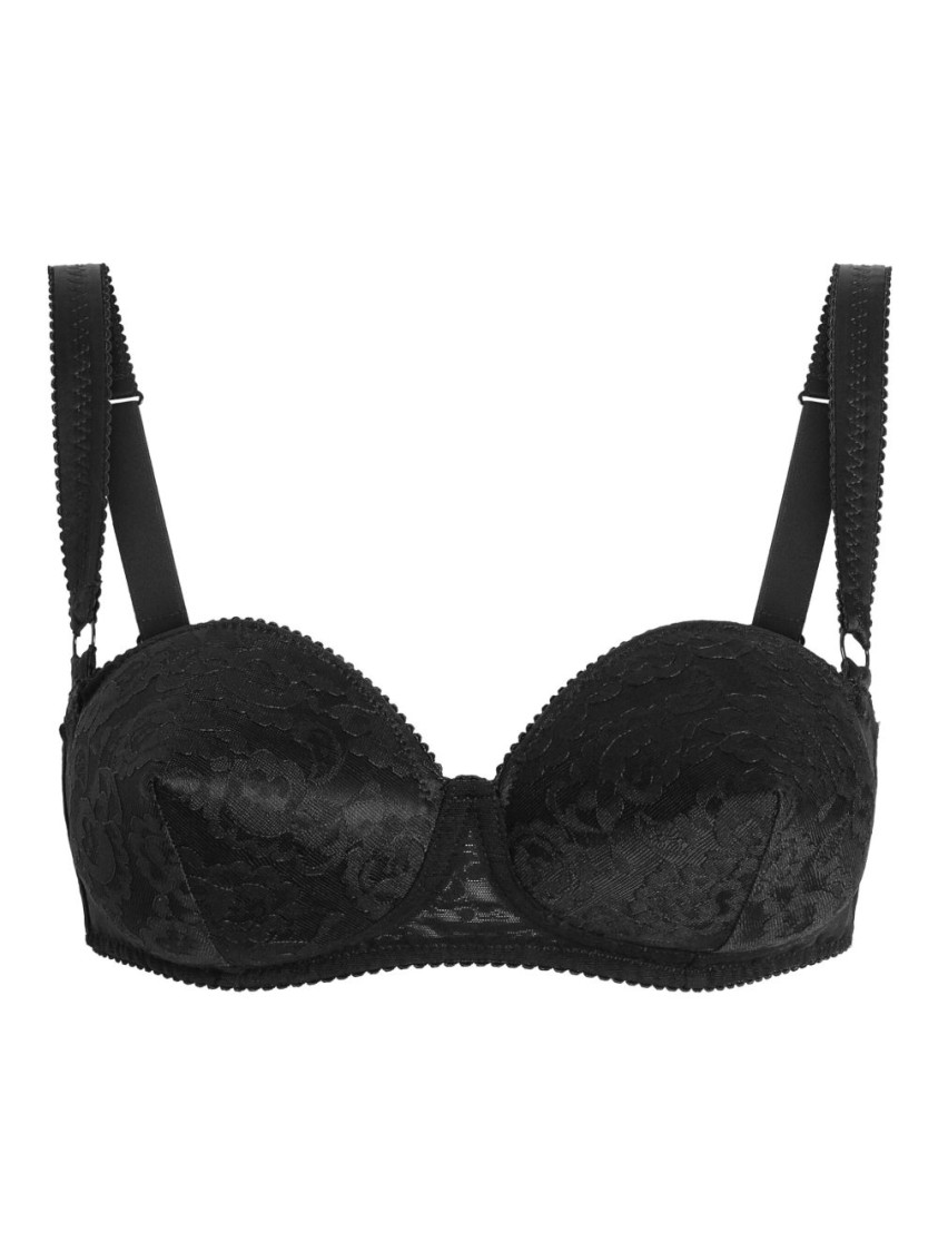 Dolce & Gabbana Lace Balconette Bra In Black