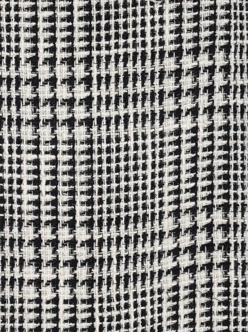Shop Gianluca Capannolo Houndstooth Midi Dress – White