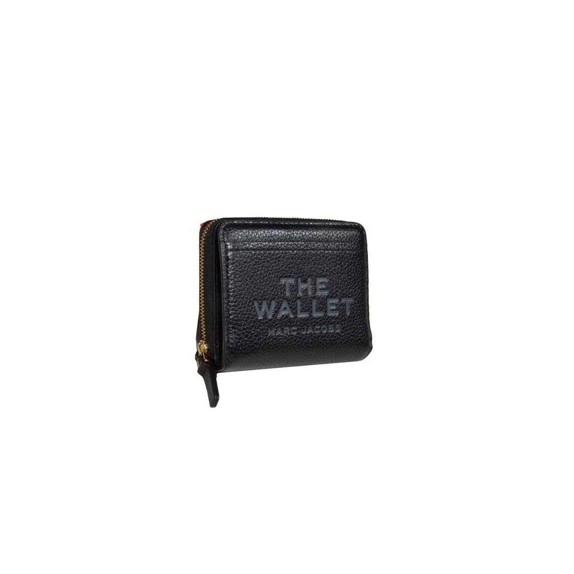 Marc Jacobs Mini Compact Wallet In Black Leather