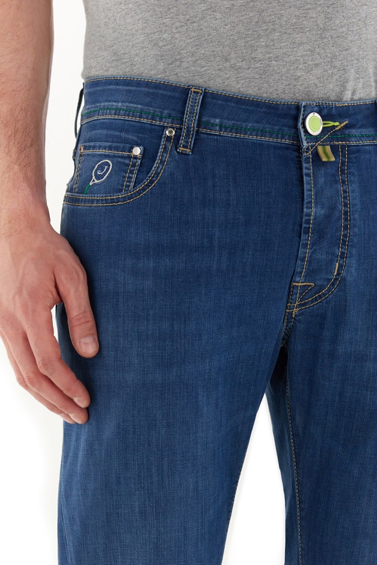 Jacob Cohen Refined Denim Pants With Modern Cut