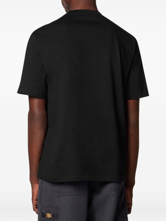 Versace Black T-Shirt With Bold Logo Print | THE LIST Versace Black T-Shirt With Bold Logo Print | THE LIST