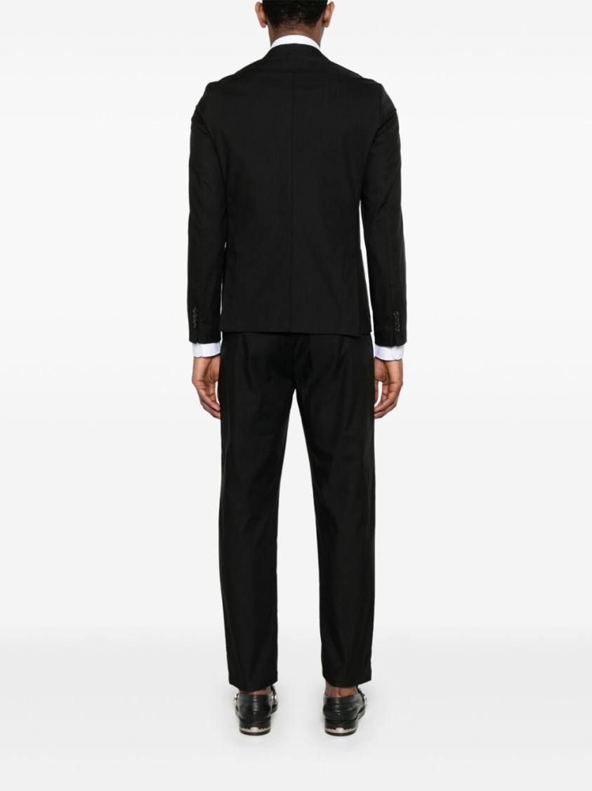 Shop Daniele Alessandrini Tailored Black Suit With Modern Fit