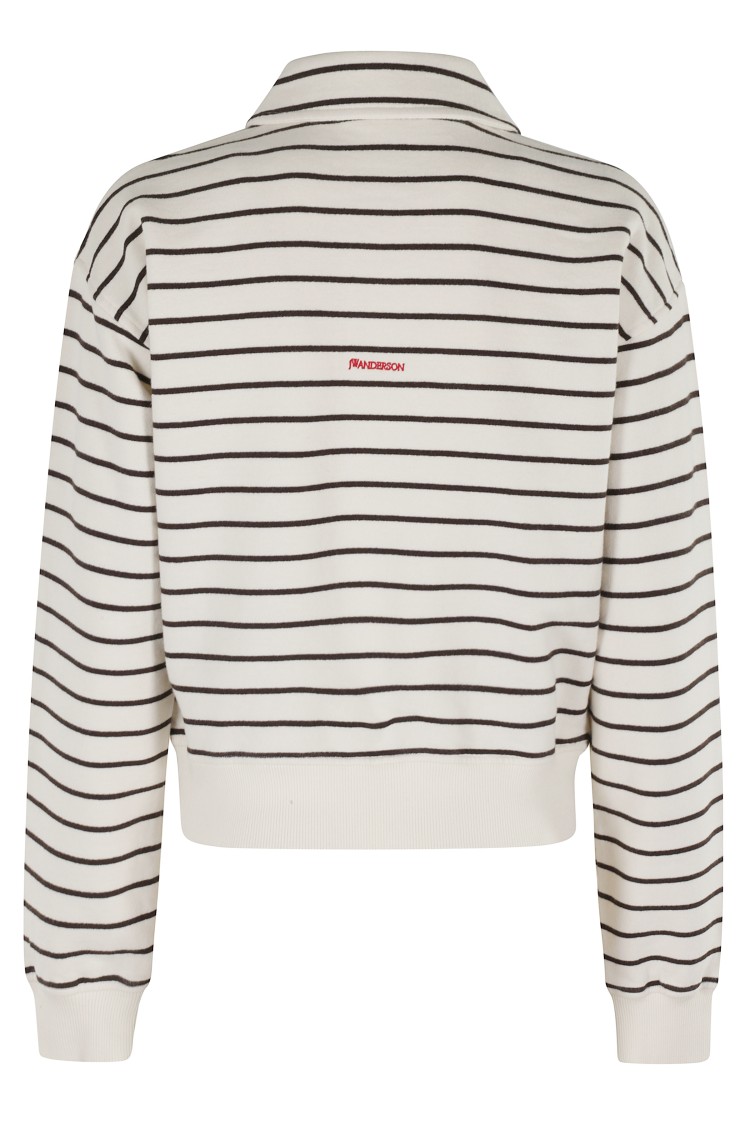 Jw Anderson Polo Sweatshirt In Multi