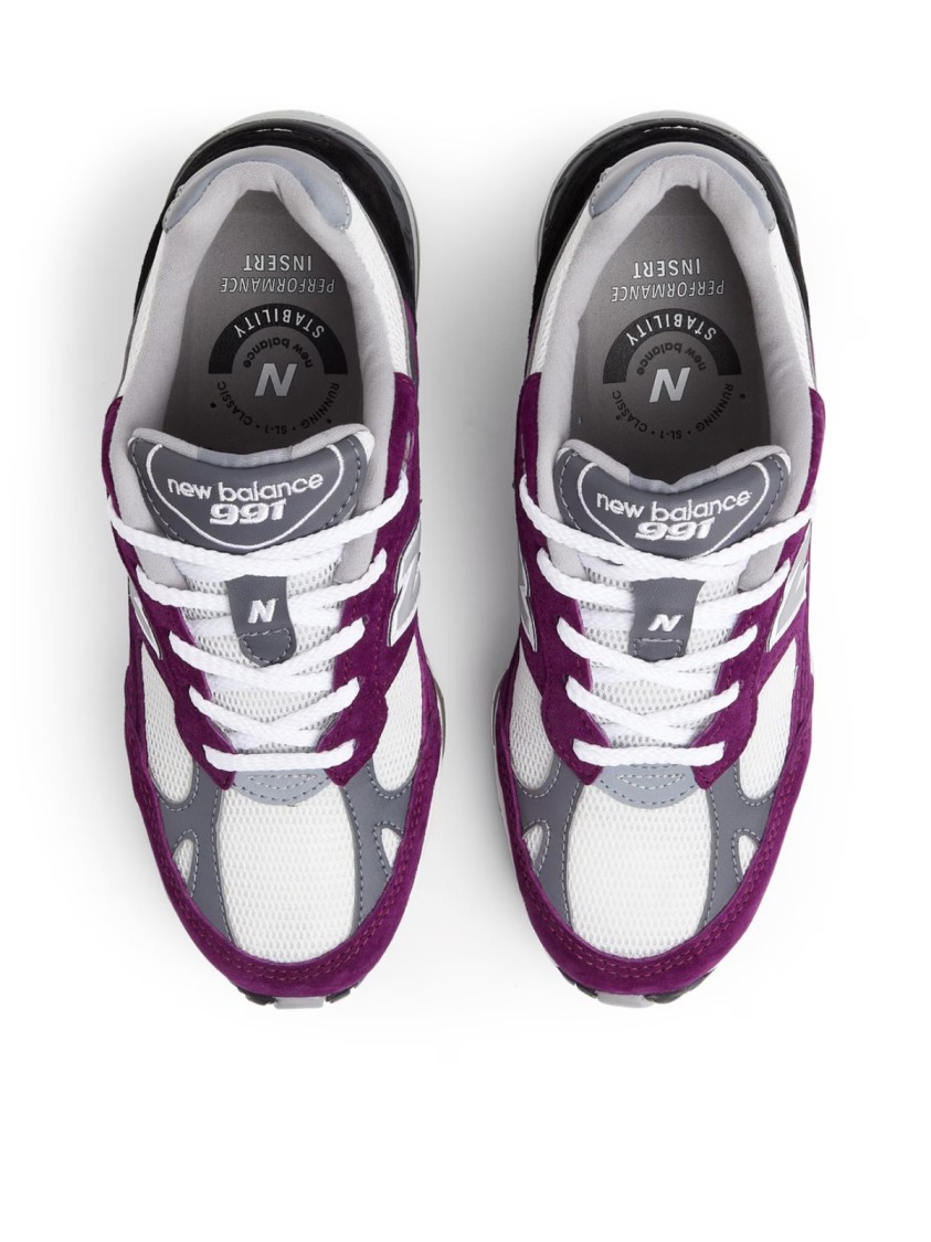 New Balance 991 'grape Juice' Made In Uk Sneakers In Black