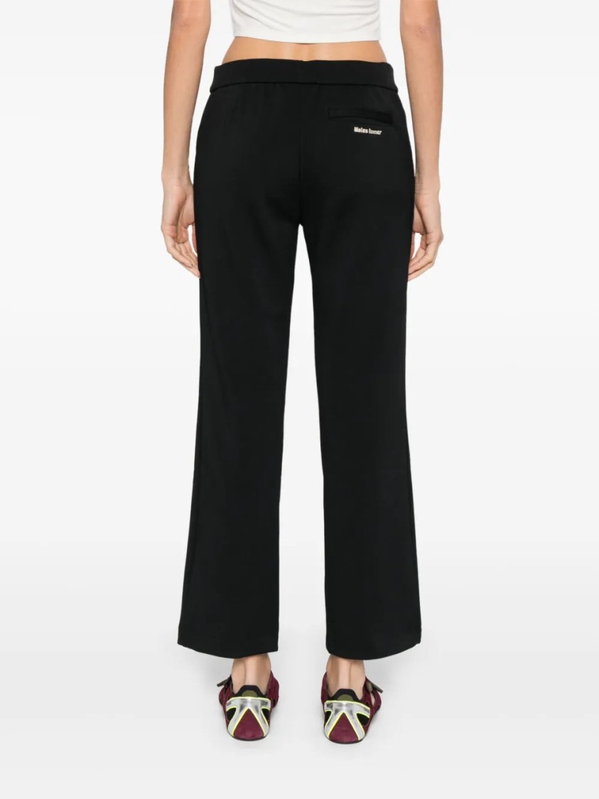 Adidas Originals Adidas Piqué-weave Trousers In Black