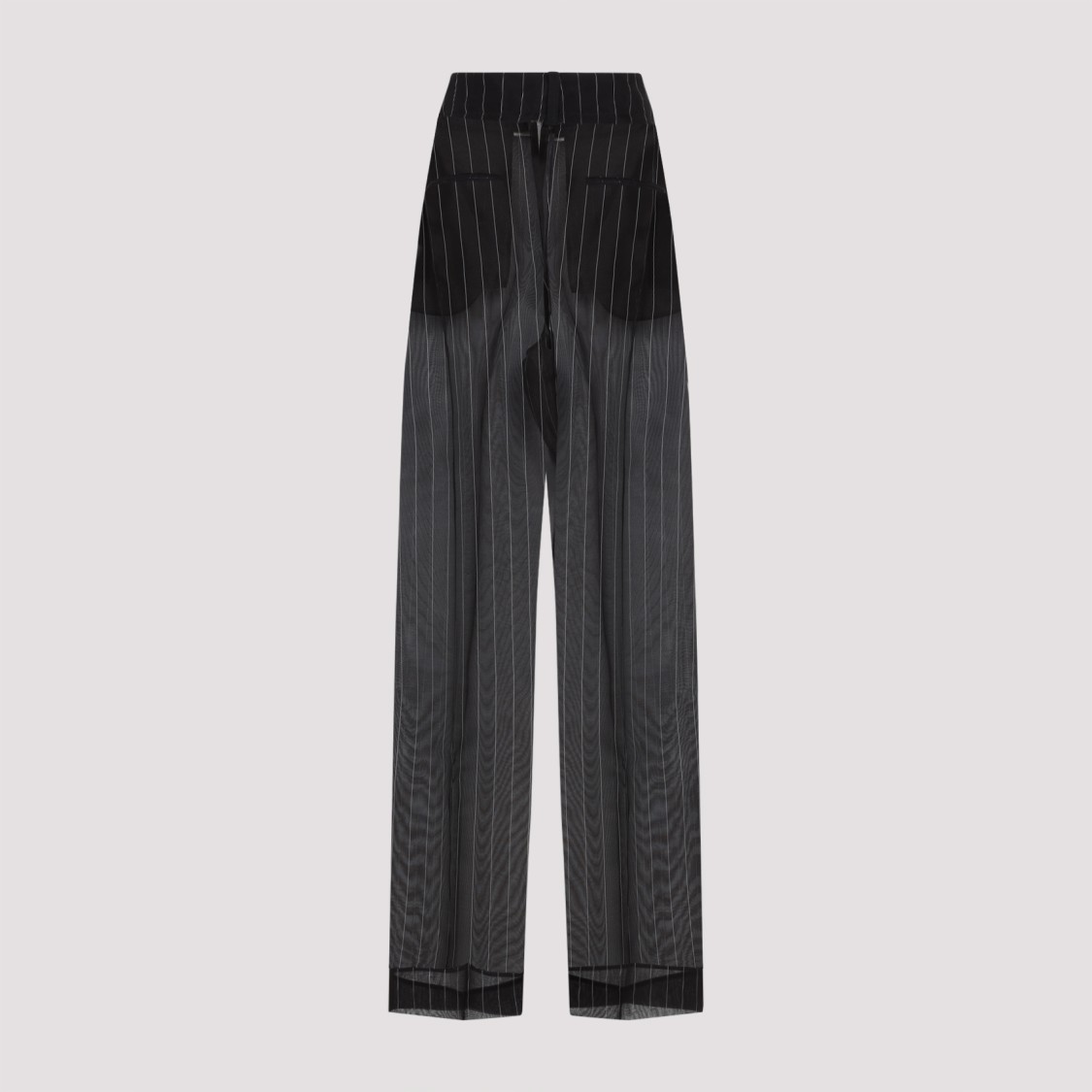 Khaite Trasnlucent Trousers In Black