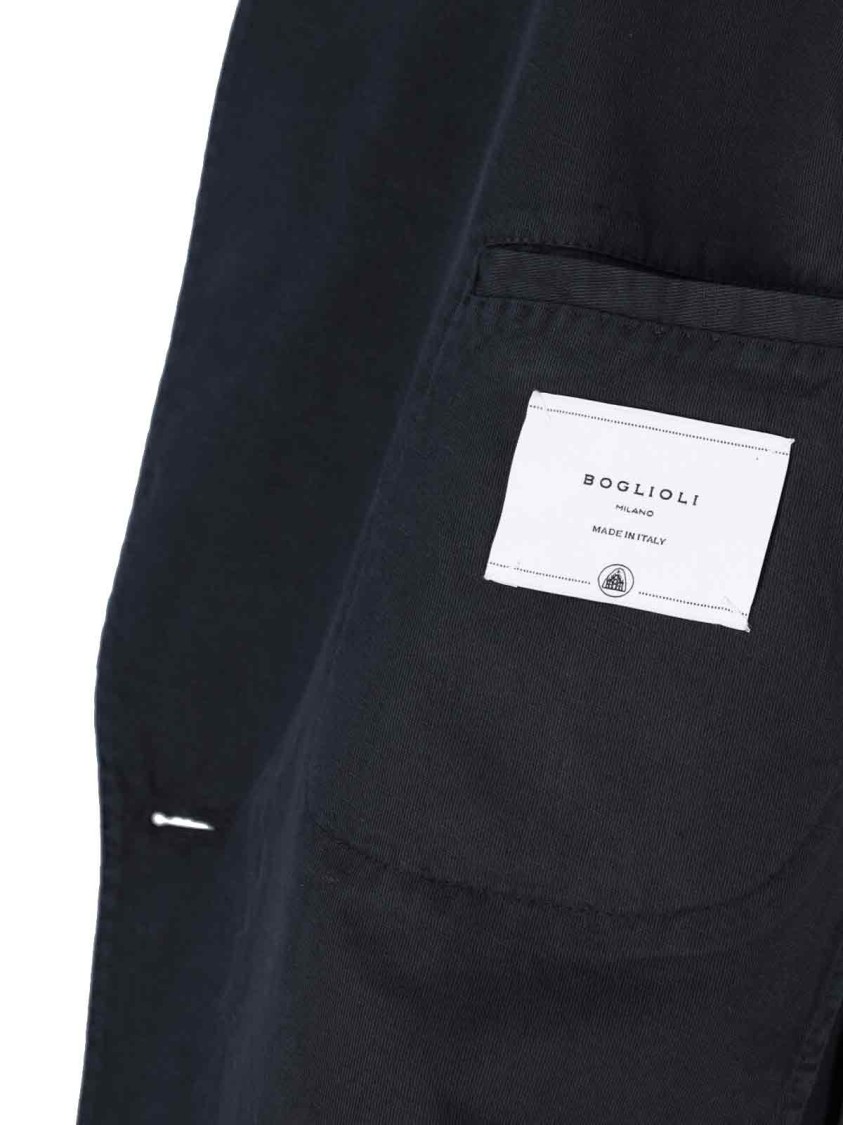 Boglioli Double-breasted Blazer In Blue