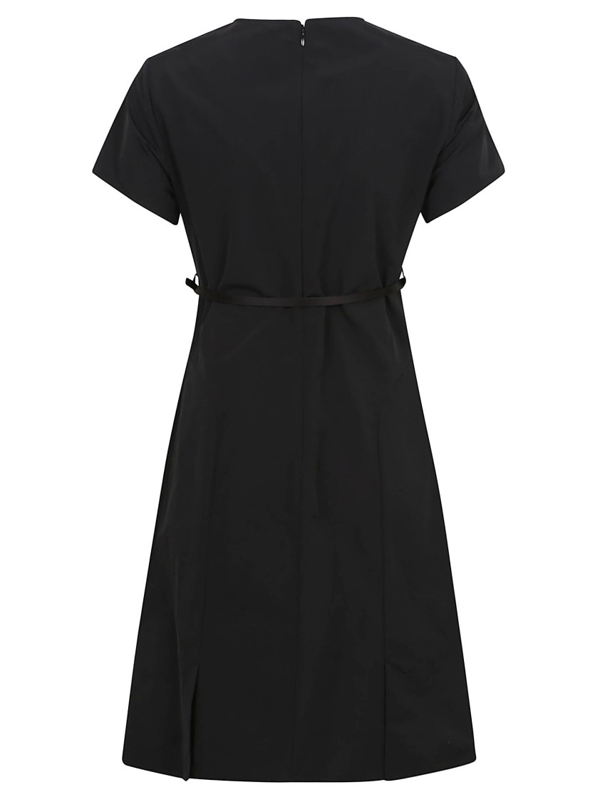 Givenchy A-line Black Dress With Fitted Bodice In Black