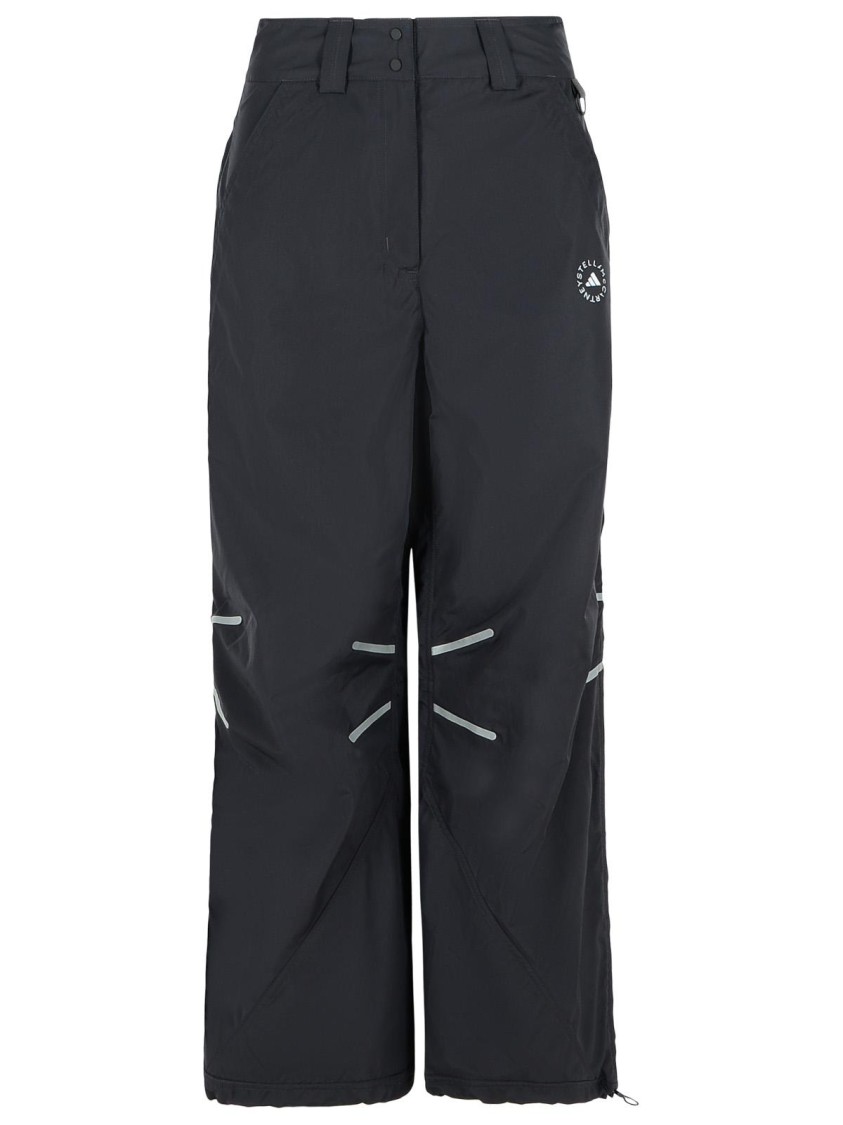 Shop Adidas By Stella Mccartney Jogger Act' Black Polyester Pants