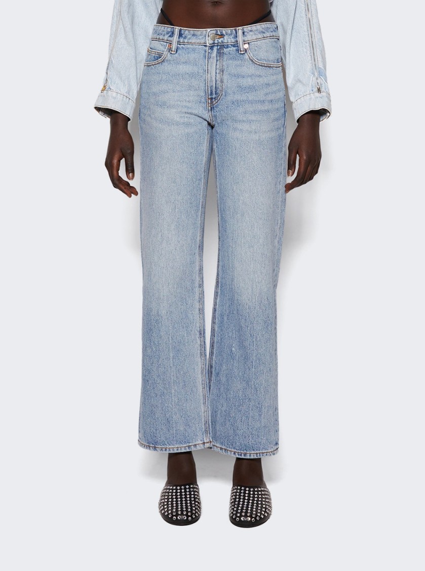 Alexander Wang Pre-styled Logo Thong Jeans
