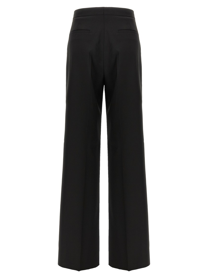Tagliatore Double-breasted Wool Blend Suit With Tailored Trousers In Black