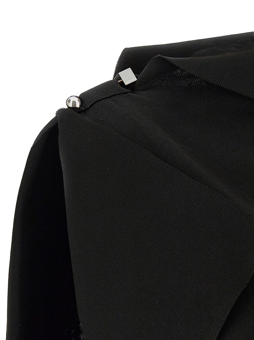 Jacquemus Women 'la Mini Robe Trapèze' Dress In Black