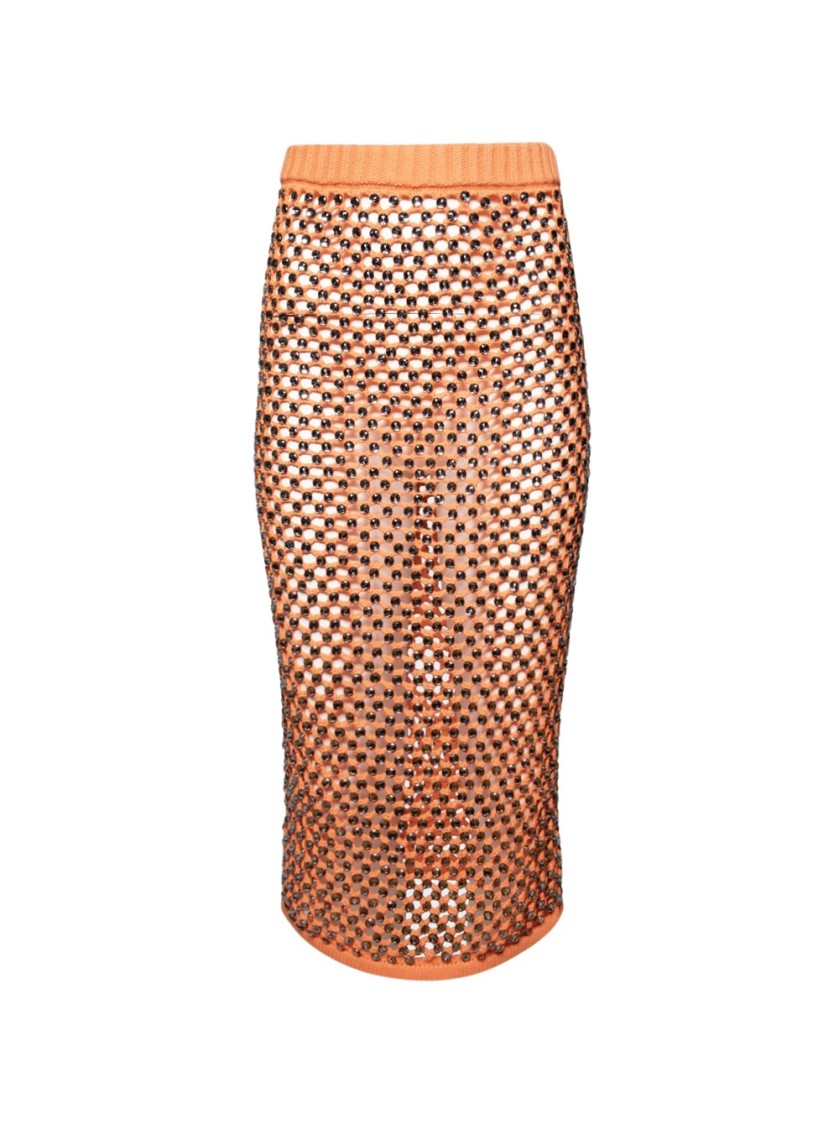 DIOTIMA DIOTIMA SPICE SKIRT IN CRYSTAL MESH 