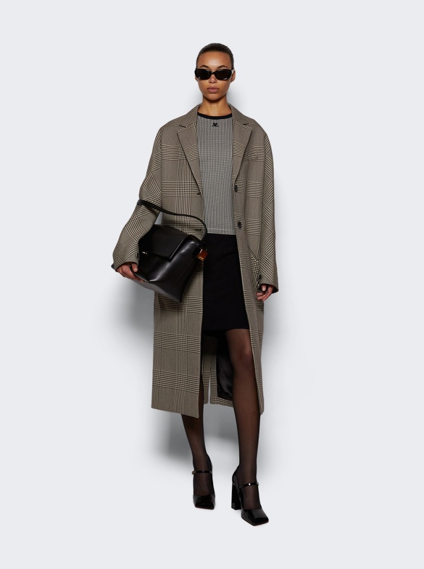 Shop Courrèges Zipped Cut Out Mini Skirt Black
