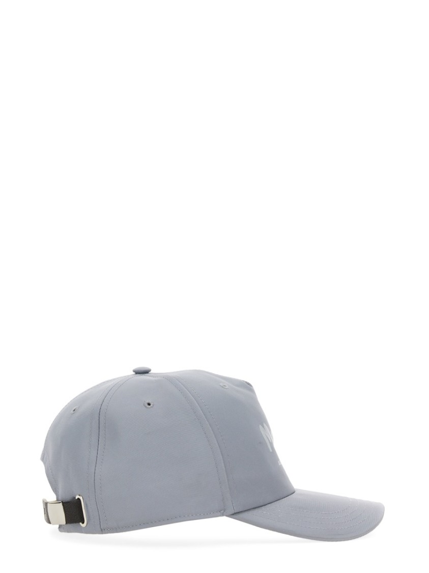 Alexander Mcqueen Logo Printed Baseball Cap In Grey