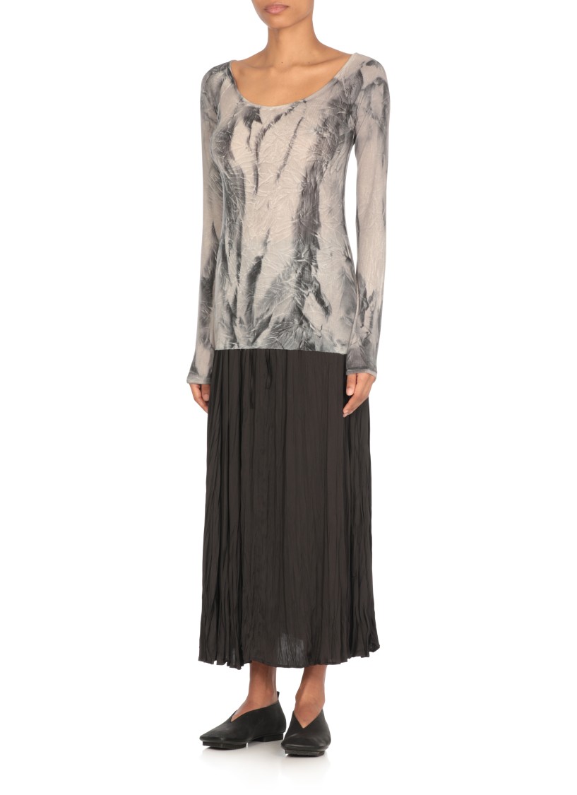 Avant Toi Grey Silk Blend Sweater