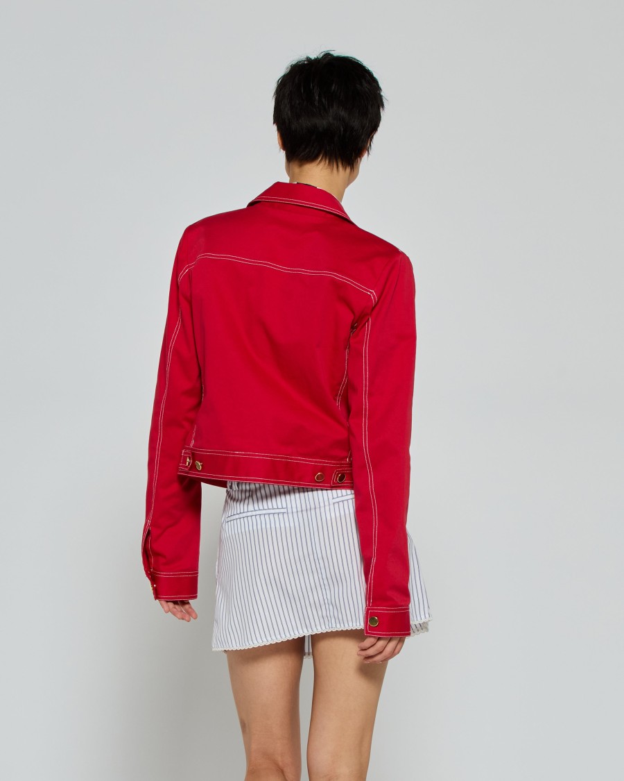 Serena Bute Cargo Jacket '25 - Red