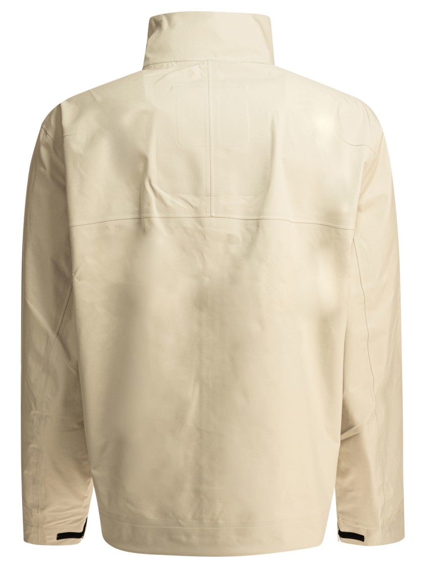 Norse Projects 3l Waterproof Stand Collar Jacket In Neutral