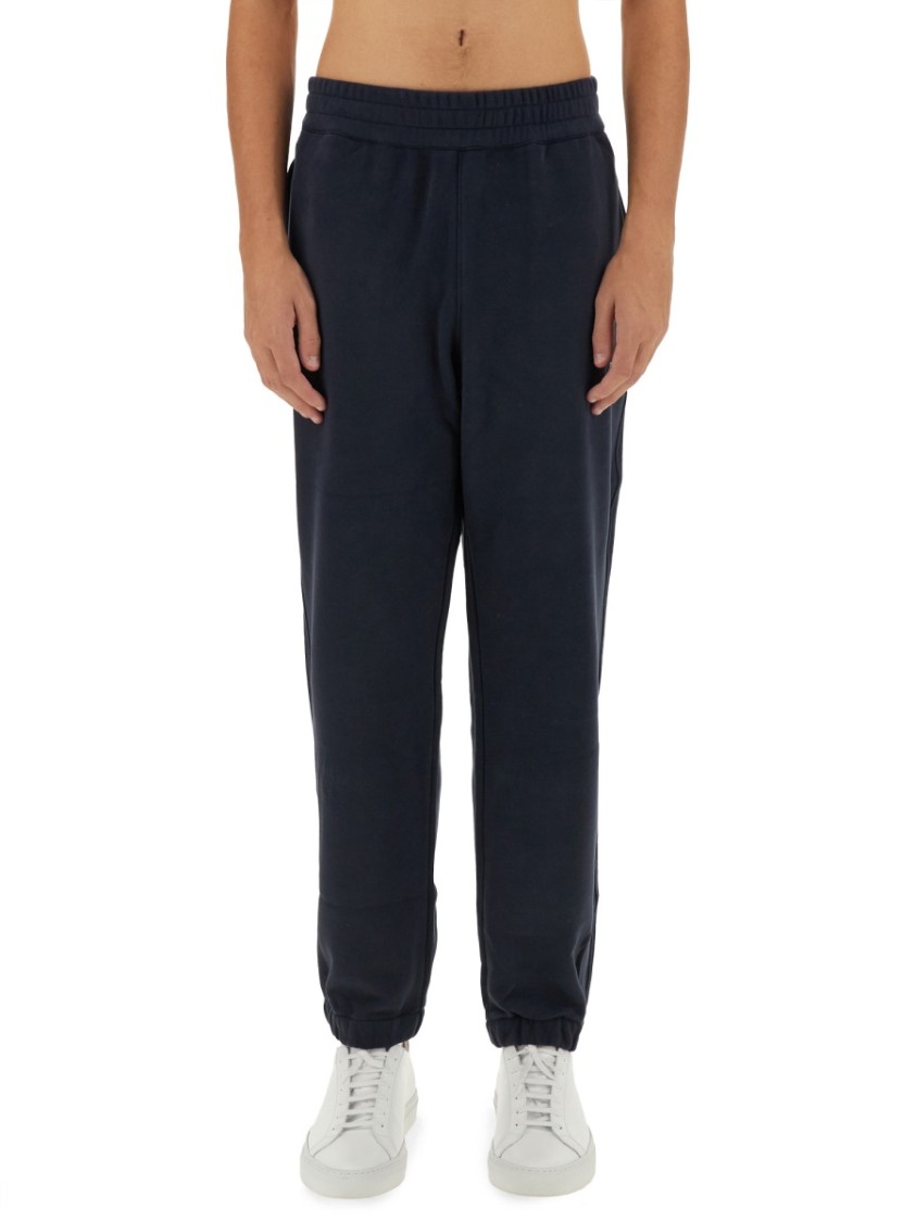 Zegna Jogging Pants With Subtle Logo Detail In Black
