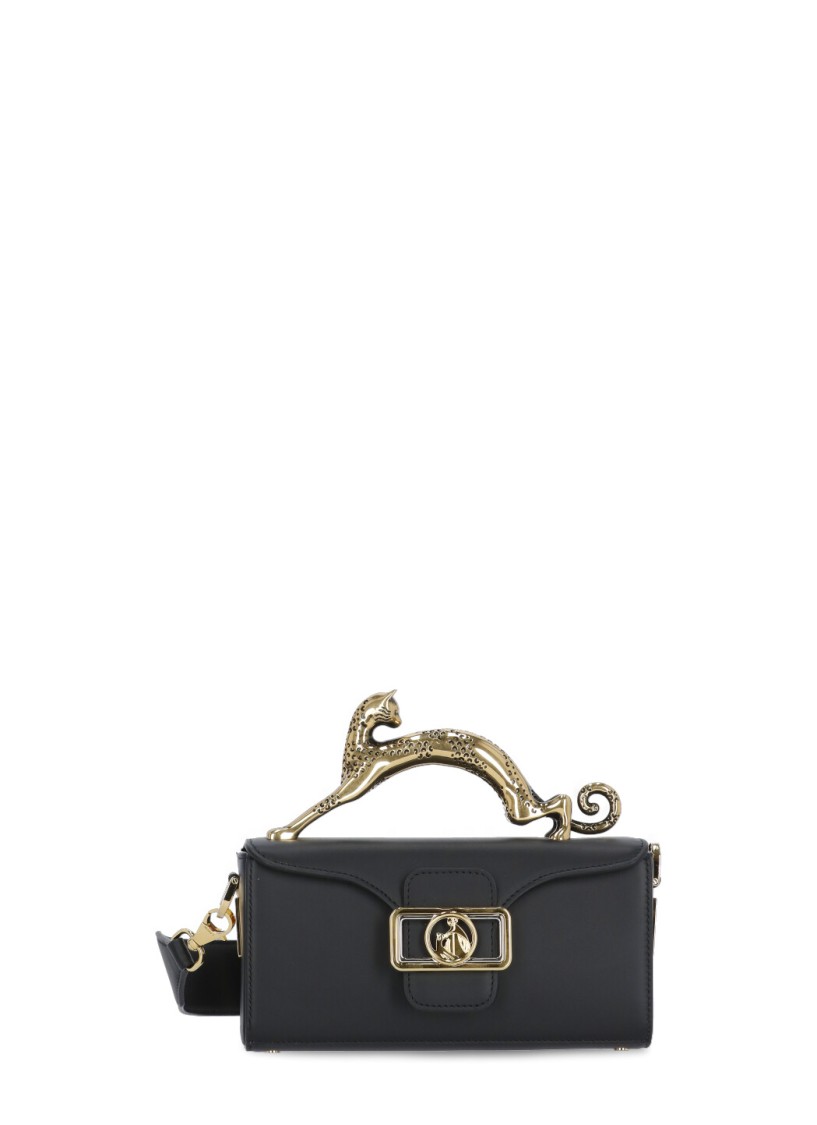 LANVIN LANVIN BLACK PENCIL CAT NANO HAND BAG