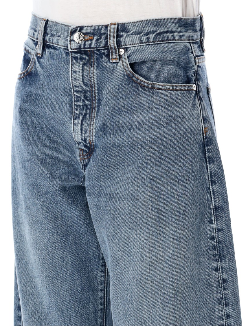 Frame The Bubble Crop Jeans In Blue