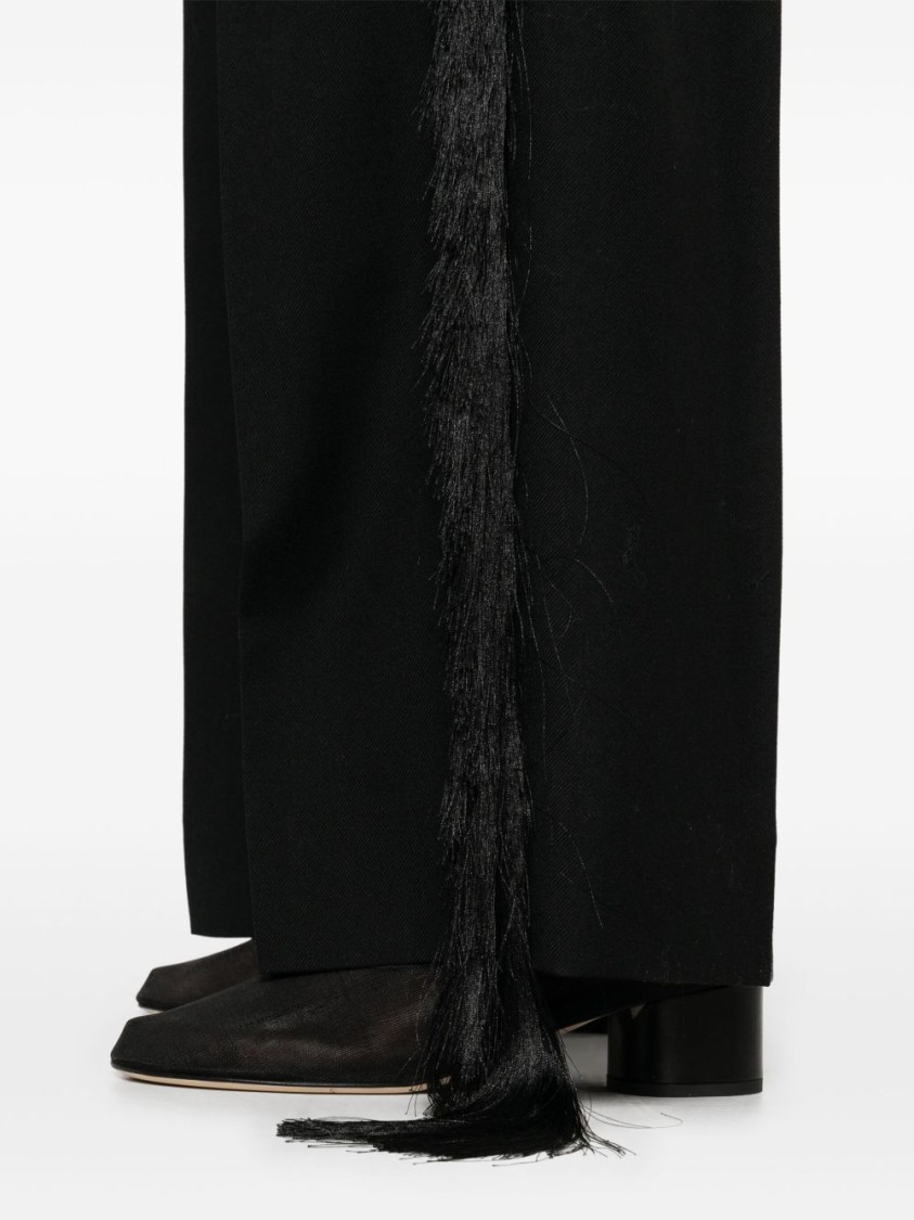 Shop Carven Fringed Trousers