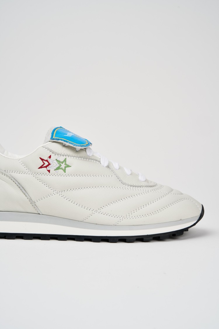 Pantofola D'oro Neutral Leather Pitch Sneaker