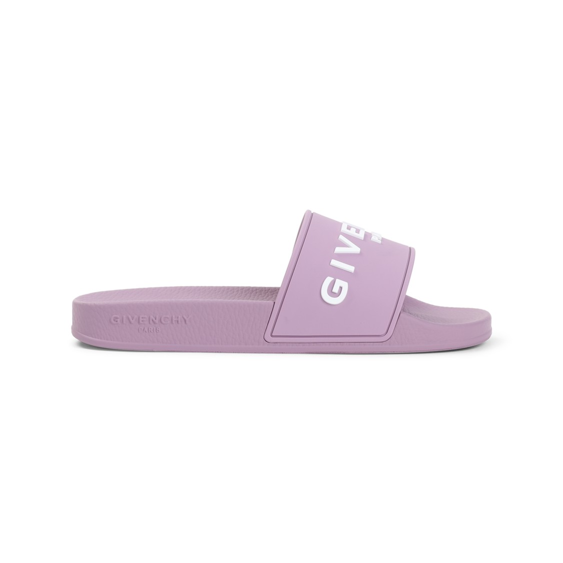 Shop Givenchy Polished Sandals With Wide Strap In Purple