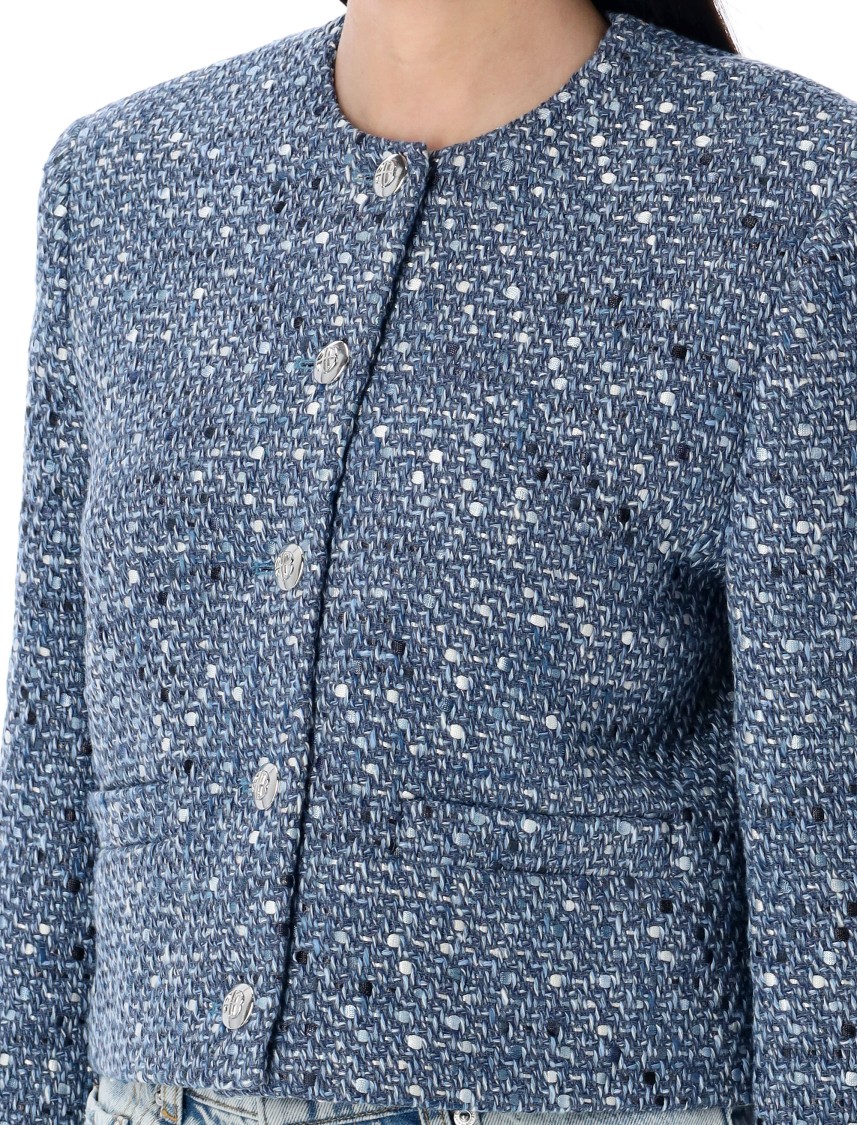 Shop Anine Bing Amber Tweed Jacket