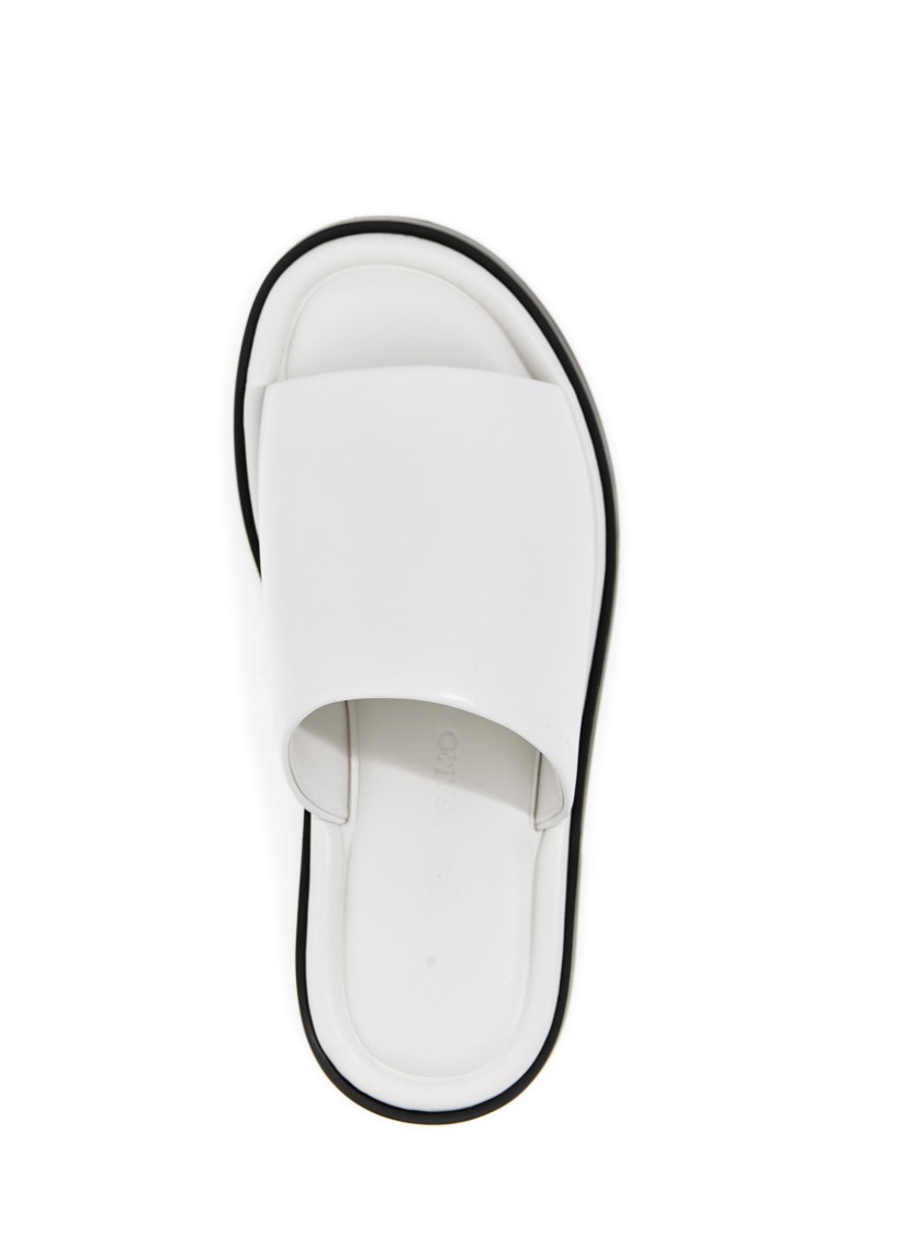 Ferragamo Woman Sandals White Size 8 Calfskin In White