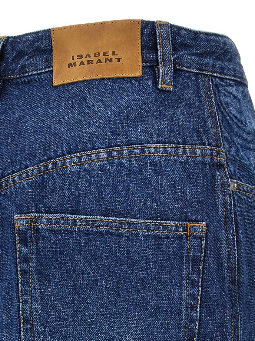 Isabel Marant Étoile Vandy Denim Cotton Skirt